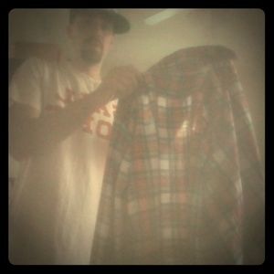 LL Bean Plaid Button Up